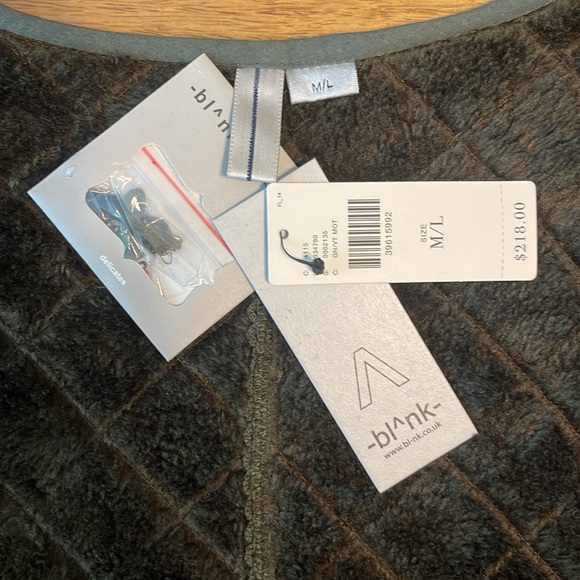 Brand New and Unique bl^nk UK Quilted Jacket from Anthro - Picture 7 of 12